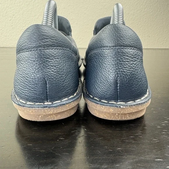 Collection Clarks Tamitha Cattura Leather Womens Navy Blue Zippered Shoes Sz 6.5 - Picture 5 of 8